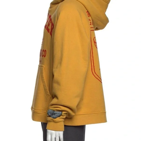Reese Cooper Mustard Graphic Men's Sweater